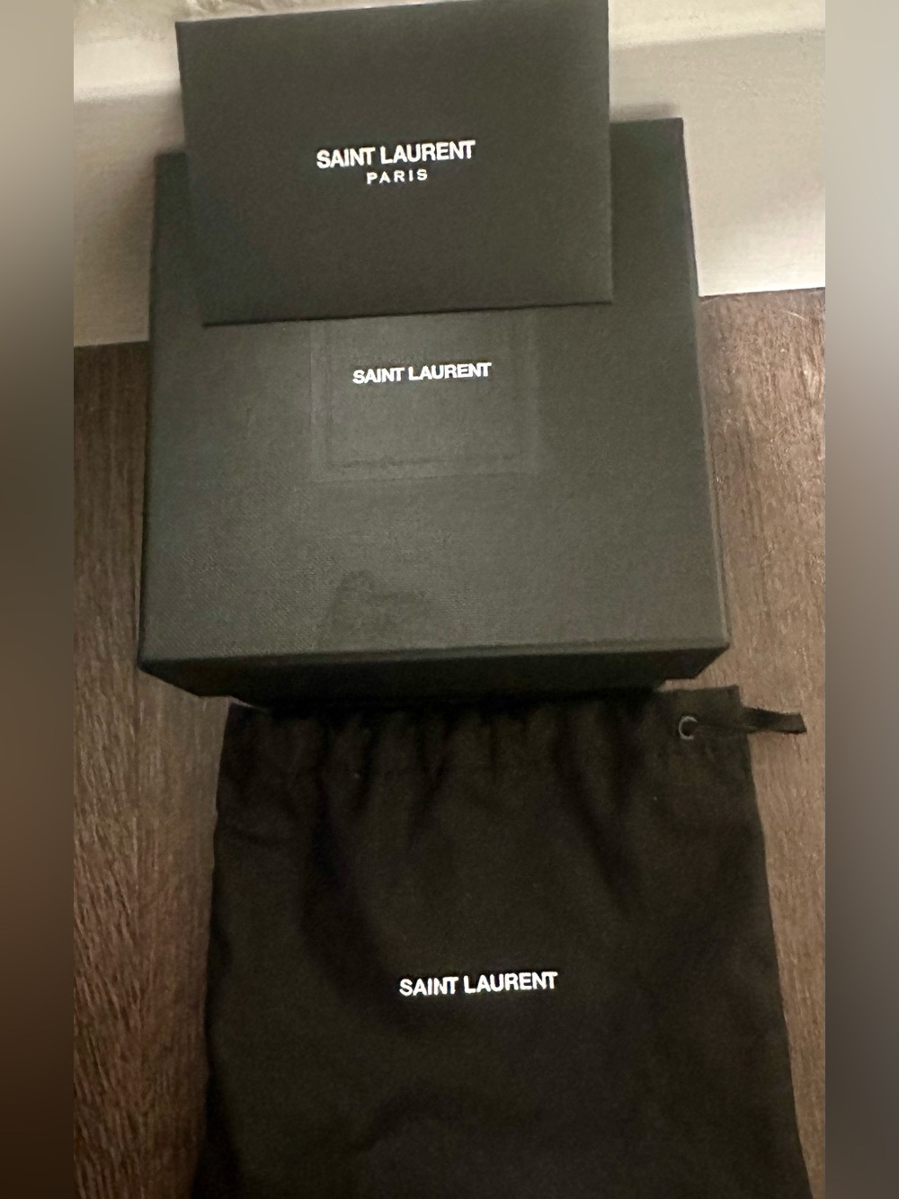 Saint Laurent Black Quilted Matelassé Mini Cube with Gold Chain - Picture 9 of 10